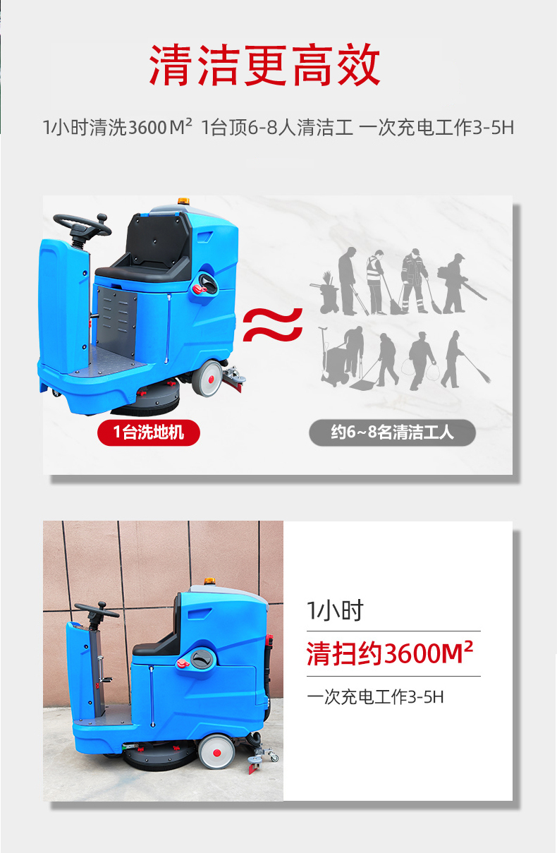 松江驾驶式洗地机更适合用在高铁站